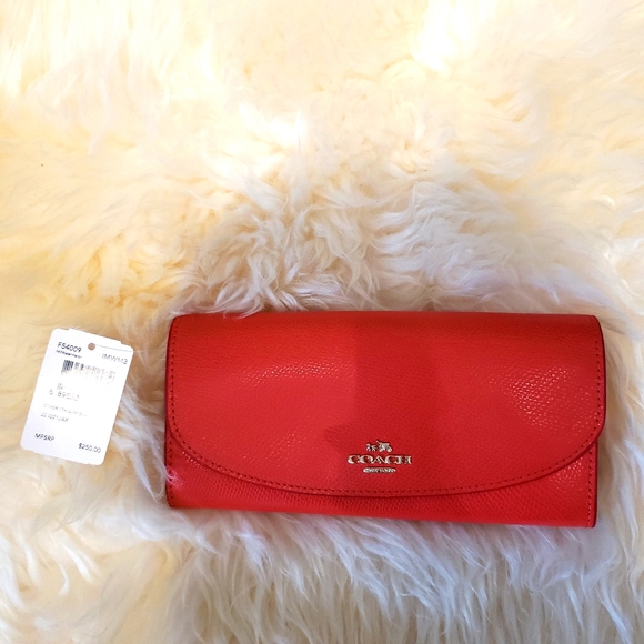 Coach Watermelon Slim Envelop Wallet - Picture 3 of 9